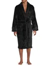 Saks Fifth Avenue Men's Belted Velvet Robe In Black