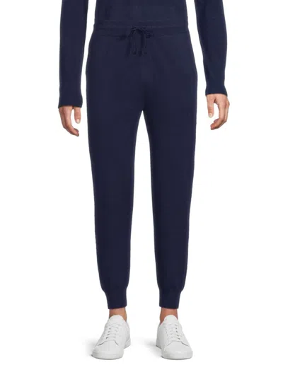Saks Fifth Avenue Men's Cashmere Drawstring Jogger Pants In Blue