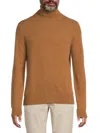 Saks Fifth Avenue Men's Cashmere Turtleneck Sweater In Brown
