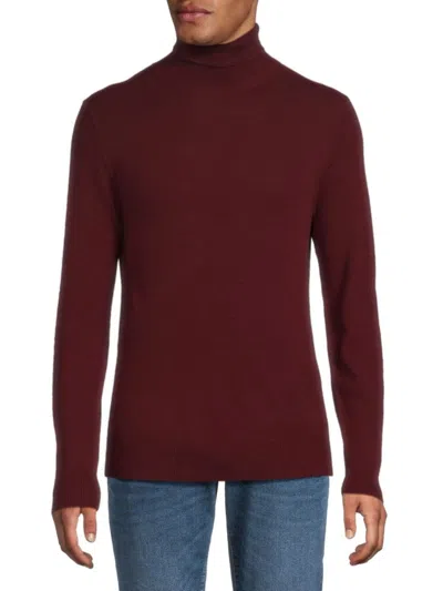 Saks Fifth Avenue Men's Cashmere Turtleneck Sweater In Gray