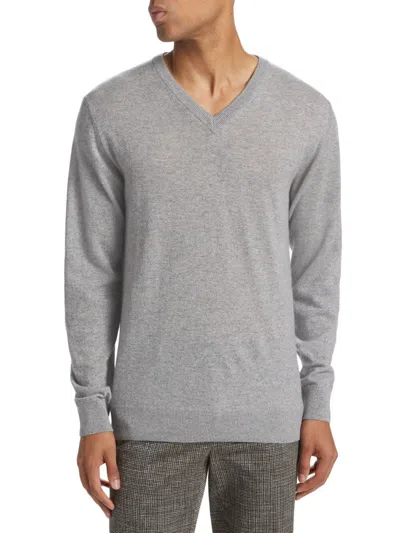 Saks Fifth Avenue Men's Cashmere V-neck Sweater In Purple