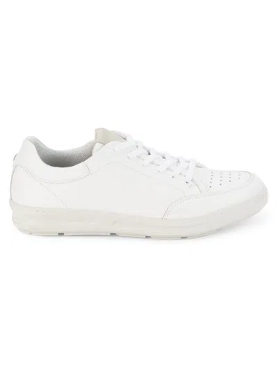 Saks Fifth Avenue Men's Casper Low Top Leather Court Sneakers In White