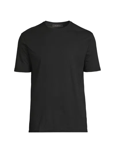 Saks Fifth Avenue Men's Collection Basic Crewneck T-shirt In Black