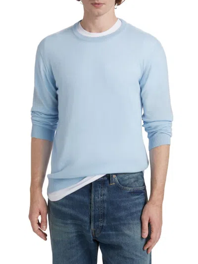 Saks Fifth Avenue Men's Collection Cashmere Crewneck Sweater In Light Blue