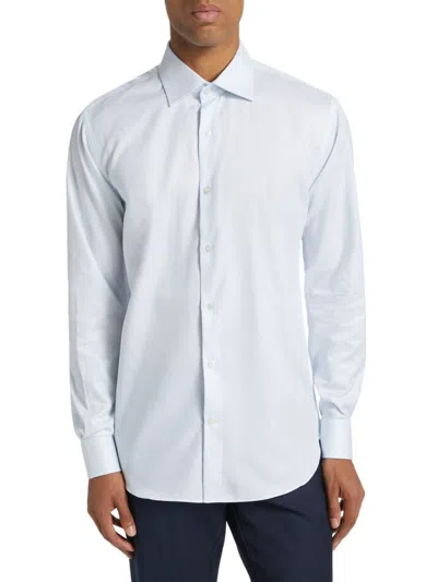Saks Fifth Avenue Men's Collection Cotton Button-front Shirt In White