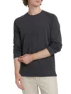 Saks Fifth Avenue Men's Collection Cotton-wool Knit Shirt In Dark Grey
