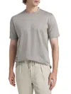 Saks Fifth Avenue Men's Collection Elevated Dash Stripe T-shirt In Gull