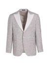SAKS FIFTH AVENUE MEN'S COLLECTION FLORAL WOOL ONE-BUTTON DINNER JACKET