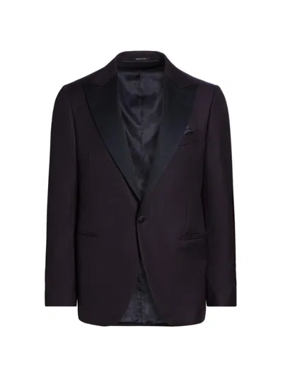 Saks Fifth Avenue Men's Collection Jacquard Dinner Jacket In Purple