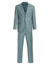 SAKS FIFTH AVENUE MEN'S COLLECTION PLAID WOOL SINGLE-BREASTED SUIT