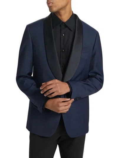 Saks Fifth Avenue Men's Collection Wool One-button Dinner Jacket In Navy