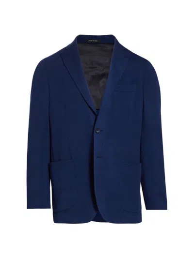 Saks Fifth Avenue Men's Collection Wool Two-button Sport Coat In Navy
