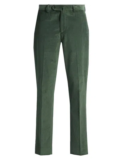Saks Fifth Avenue Men's Cotton Corduroy Pants In Green