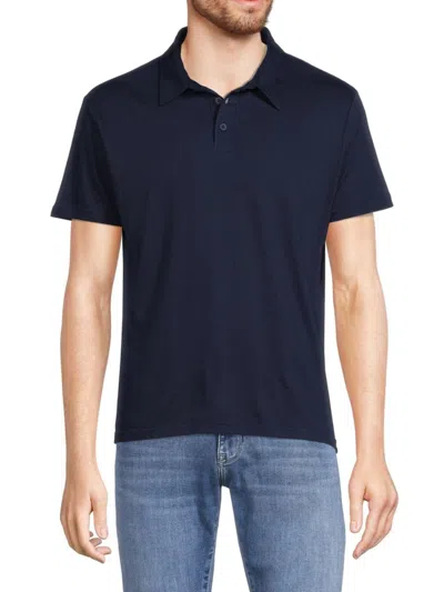 Saks Fifth Avenue Men's Collection Cotton Polo Shirt In Navy