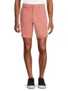 Saks Fifth Avenue Men's Flat Front Chino Shorts In Canyon Clay