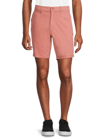 Saks Fifth Avenue Men's Flat Front Chino Shorts In Canyon Clay