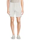 Saks Fifth Avenue Men's Flat Front Chino Shorts In White