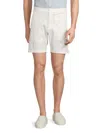 Saks Fifth Avenue Men's Flat Front Chino Shorts In White