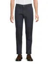 Saks Fifth Avenue Men's Flat Front Straight Chino Pants In Black