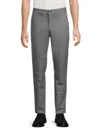 Saks Fifth Avenue Men's European Pleated Chino Pants In Gray