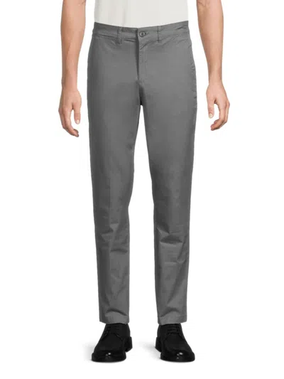 SAKS FIFTH AVENUE MEN'S FLAT FRONT STRAIGHT CHINO PANTS