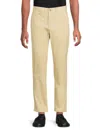 Saks Fifth Avenue Men's Flat Front Straight Chino Pants In Neutral