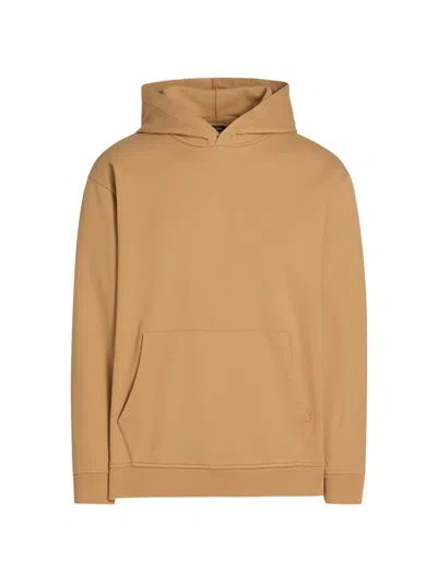 Saks Fifth Avenue Men's Foundation Fleece Hoodie In Brown