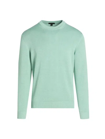Saks Fifth Avenue Men's Garment-dyed Crewneck Sweater In Green
