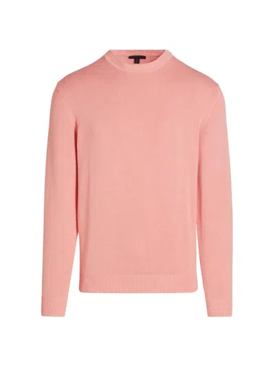 Saks Fifth Avenue Men's Garment-dyed Crewneck Sweater In Pink