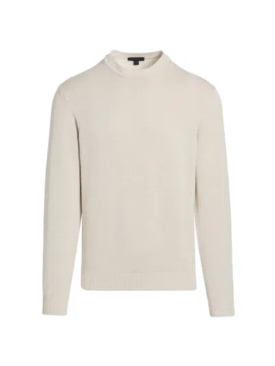Saks Fifth Avenue Men's Garment-dyed Crewneck Sweater In Neutral
