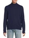 Saks Fifth Avenue Men's Heather Cashmere Sweater In Blue