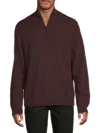 Saks Fifth Avenue Men's Heathered Cashmere Sweater In Brown