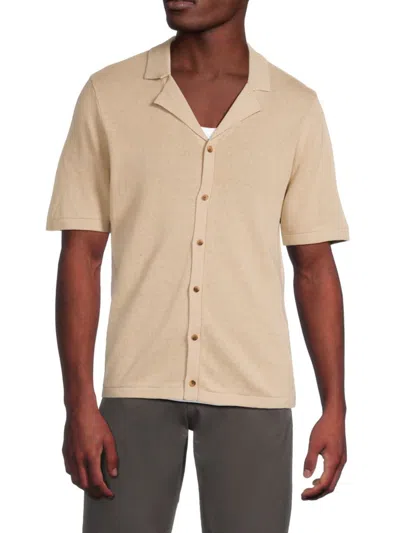 Saks Fifth Avenue Men's Linen & Cotton Knit Shirt