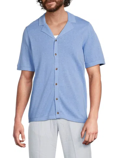 Saks Fifth Avenue Men's Linen & Cotton Knit Shirt
