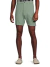 Saks Fifth Avenue Men's Linen Blend Flat Front Shorts In Bay Green