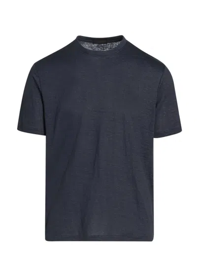 Saks Fifth Avenue Men's Linen Crewneck T-shirt In Blue