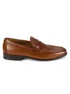 Saks Fifth Avenue Men's Marcus Leather Penny Loafers In Tan