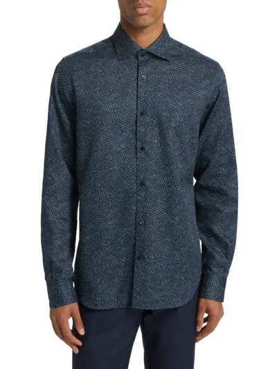 Saks Fifth Avenue Men's Print Shirt In Lagoon