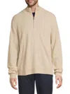 Saks Fifth Avenue Men's Rib-knit 100% Cashmere Pullover Sweater In Brown