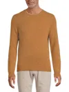 Saks Fifth Avenue Men's Rib-knit Cashmere Sweater In Brown