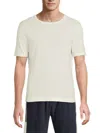 Saks Fifth Avenue Men's Rolnek Solid Cotton T-shirt In White