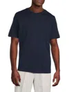 Saks Fifth Avenue Men's Short-sleeve Tri-blend Crewneck T-shirt In Coastal Navy