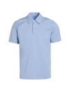 Saks Fifth Avenue Men's Slim-fit Active Polo Shirt In Hydrangea