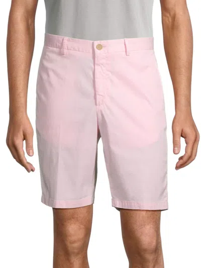 Saks Fifth Avenue Men's Slim Fit Cotton Blend Chino Shorts In Chalk Pink