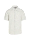 SAKS FIFTH AVENUE MEN'S SLIM-FIT DAISY COTTON BUTTON-FRONT SHIRT