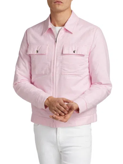 Saks Fifth Avenue Men's Slim-fit Soft Herrington Jacket In Chalk Pink