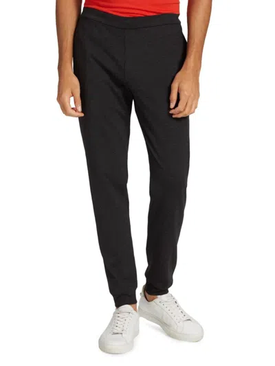 Saks Fifth Avenue Men's Slim-fit Solid Jogger Pants In Gray