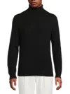 Saks Fifth Avenue Men's Solid 100% Cashmere Sweater In Black