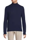 Saks Fifth Avenue Men's Solid 100% Cashmere Sweater In Blue