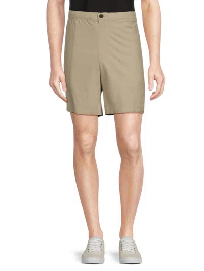 Saks Fifth Avenue Men's Solid Bermuda Shorts In Beige